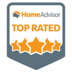 HomeAdvisor Top Rated badge